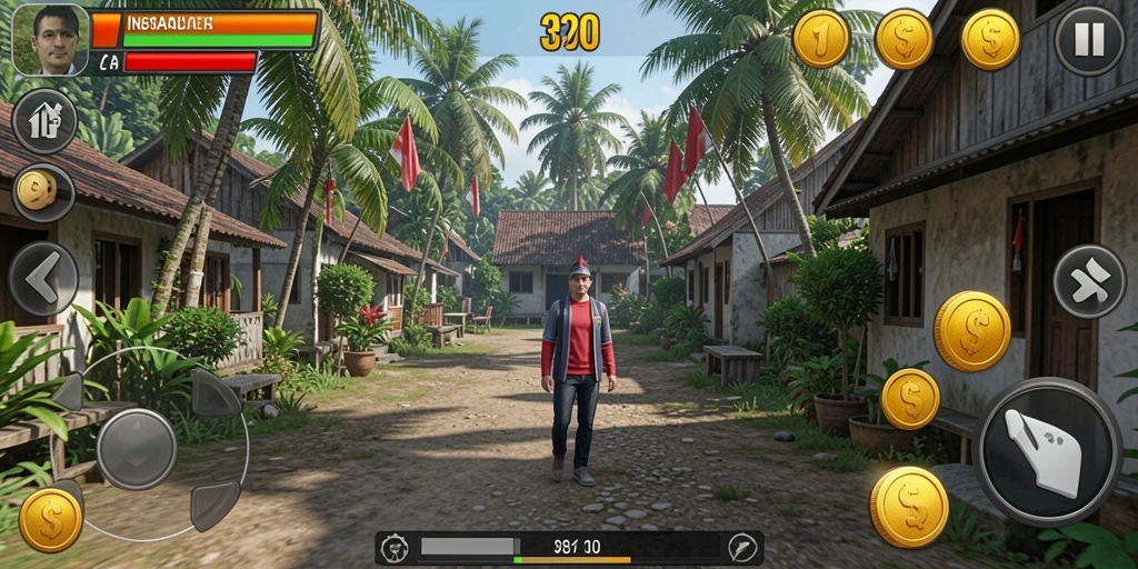 Screenshot memperlihatkan mode permainan yang beragam.