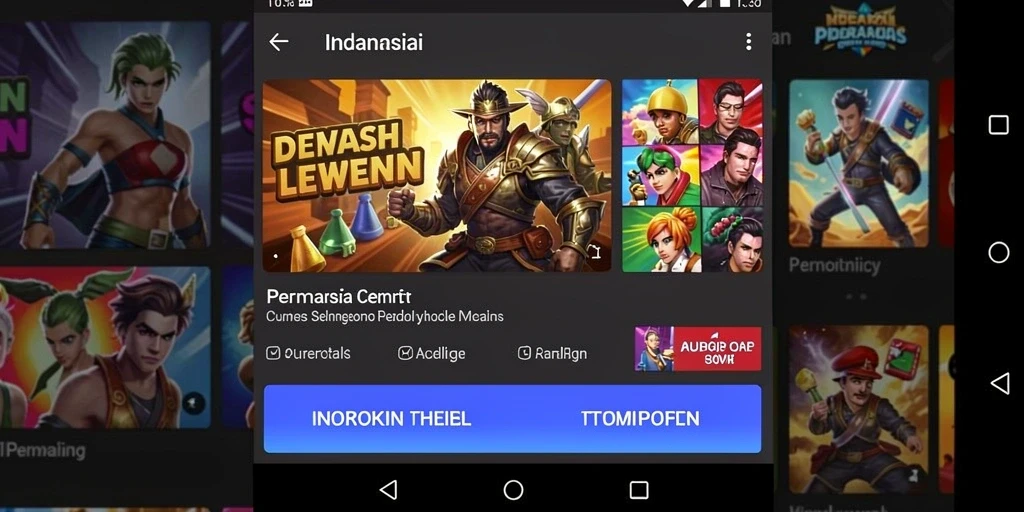 Fitur permainan yang adiktif dan menantang.