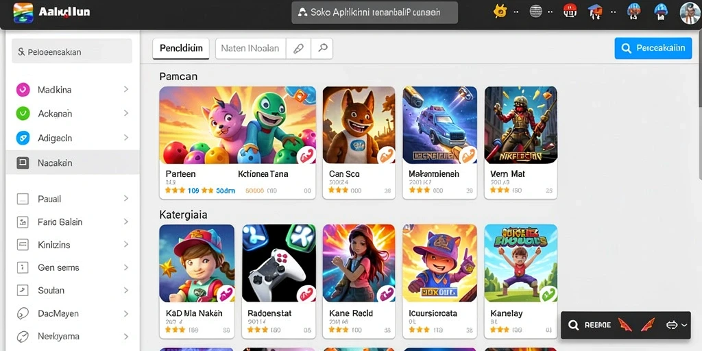 Level yang bervariasi dengan tantangan menarik.