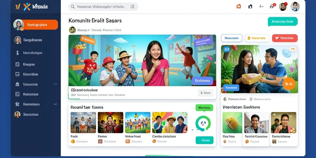 Tangkapan layar memperlihatkan mode multiplayer yang seru.