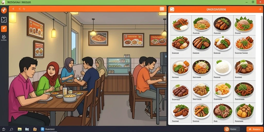 Antarmuka pengguna yang intuitif dan mudah dipahami.