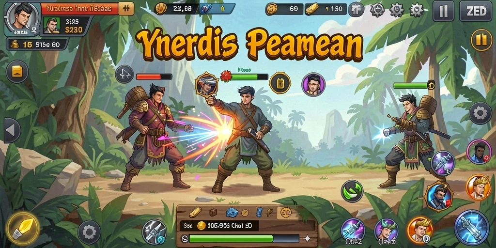 Tampilan mode multiplayer yang seru dan menantang